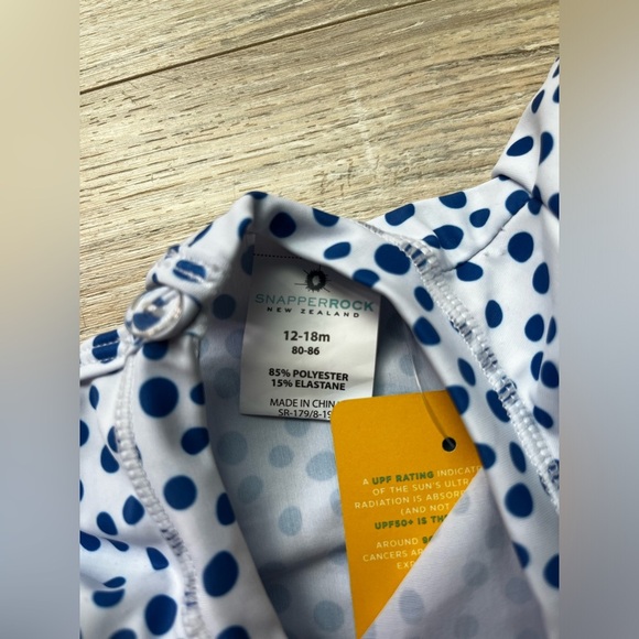 NWT Snapper Rock Girls' Cheetah Spot Short Sleeve Ruffle Set Size 12-18 months - Picture 3 of 9